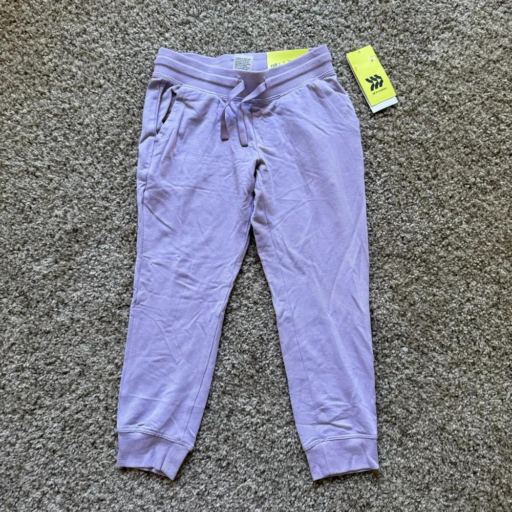 Joy Lab Cozy Joggers for Girls NWT Size XS 4/5 - Picture 2 of 4
